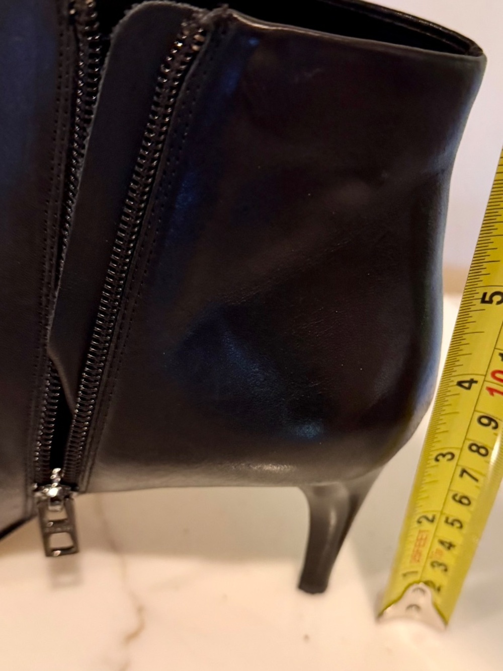 COACH Hickory Black Soft Shine Leather Studded Booties - Like New Size 8 M - Picture 9 of 11